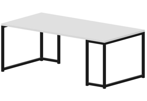 Стол журнальный Мейлон, цвет белый + черный