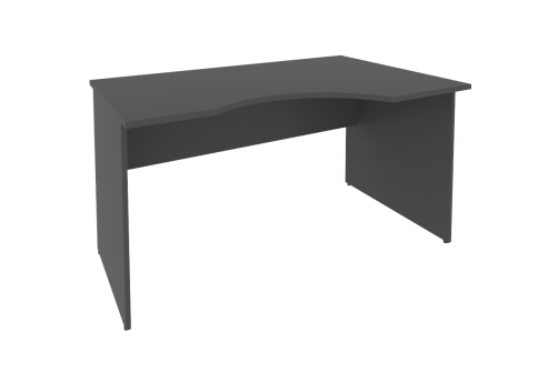 Стол эргономичный правый Нотте, цвет антрацит
