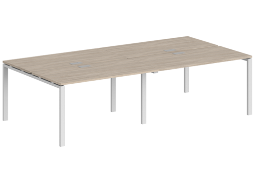 Рабочая станция Индиго Сет, цвет дуб светлый + белый