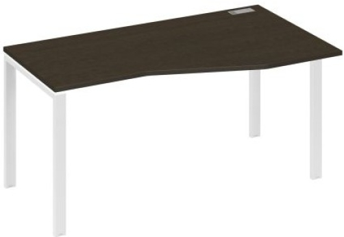 Стол эргономичный правый Мира Нумо, цвет венге + белый