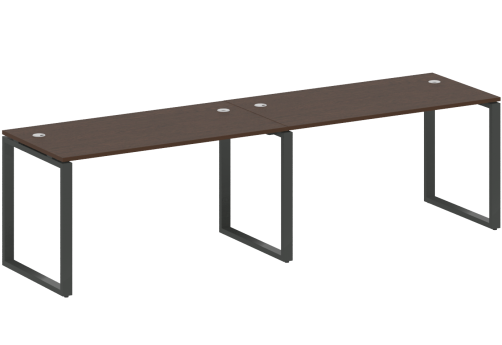 Стол на 2 рабочих места, цвет венге