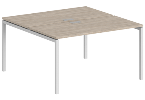 Рабочая станция Индиго Форт, цвет дуб светлый + белый