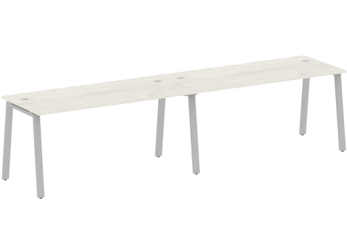 Стол на 2 рабочих места, цвет дуб новара