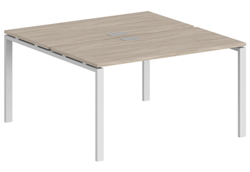 Рабочая станция Индиго Сет, цвет дуб светлый + белый