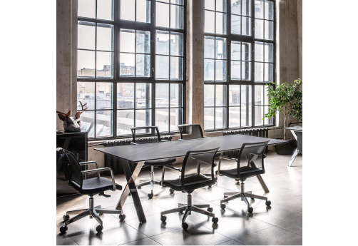 Стол для переговоров Астер, цвет черный