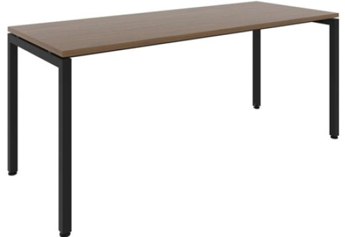 Стол рабочий Брента, цвет темный дуб + антрацит