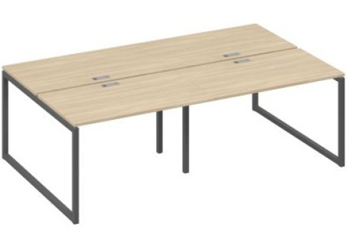 Рабочая станция (4х120) Мира Одри, цвет дуб скандинавский + антрацит