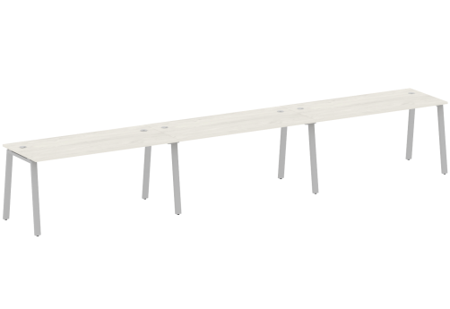 Стол на 3 рабочих места, цвет дуб новара