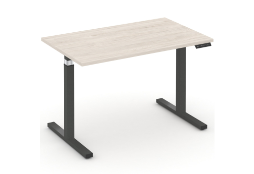 Стол электроподъемный, антрацит + денвер светлый