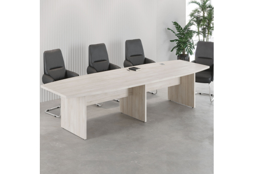Стол для переговоров, 3 секции Петра, цвет светлый дуб