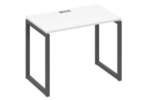 Стол письменный Мира Одри, цвет белый премиум + антрацит