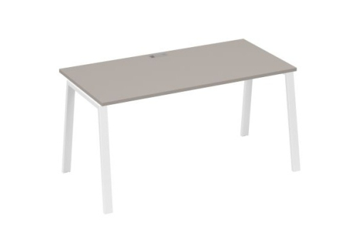Стол письменный Мира Трио, цвет мокко премиум + белый