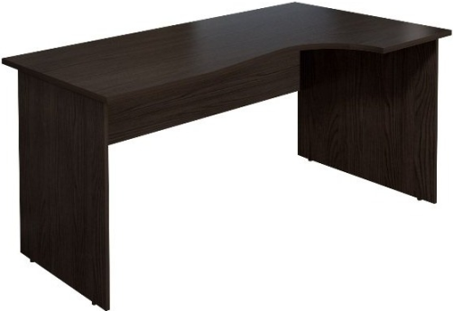 Стол криволинейный правый, цвет венге