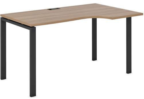 Стол эргономичный правый с П-образными опорами Франклин Персонал, цвет дуб