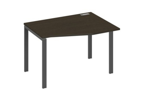 Стол эргономичный правый Мира Нумо, цвет венге + антрацит