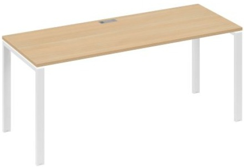 Стол письменный Мира Нумо, цвет натуральный дуб + белый