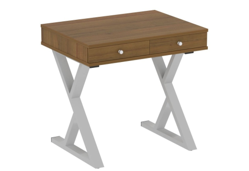 Стол письменный, цвет орех + серый