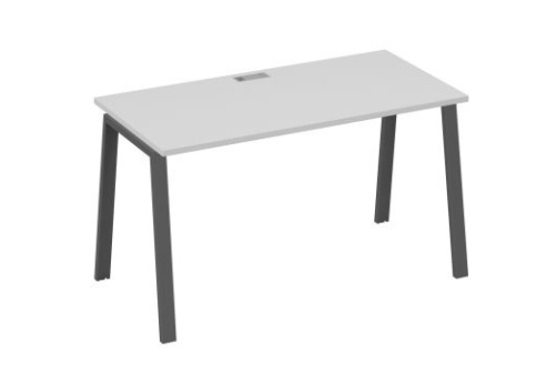 Стол письменный Мира Трио, цвет серый + антрацит