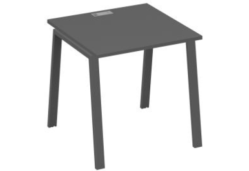 Стол письменный Мира Трио, цвет антрацит премиум + антрацит