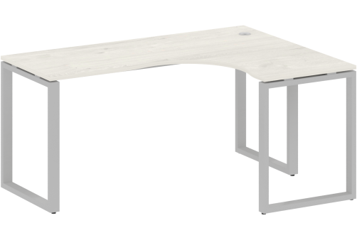 Стол эргономичный правый, цвет дуб новара