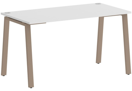 Стол письменный, цвет белый + мокко