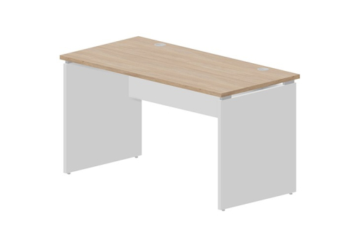 Стол рабочий (2 заглушки) Аронти, цвет светлый дуб