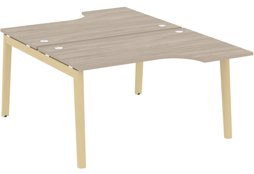 Рабочая станция эргономичная, цвет дуб аттик