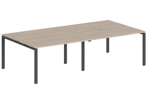 Рабочая станция Индиго Сет, цвет дуб светлый + антрацит