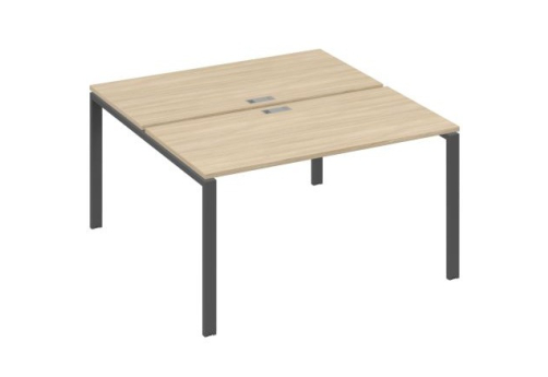 Рабочая станция (2х140) Мира Нумо, цвет дуб скандинавский + антрацит