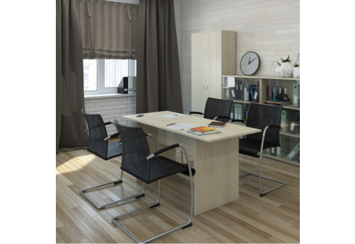 Стол для совещаний МЛ Стиль, цвет клен