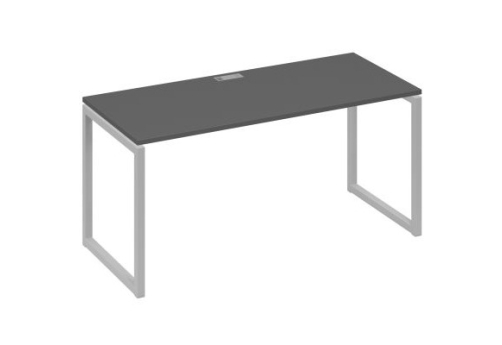 Стол письменный Мира Одри, цвет антрацит премиум + серый