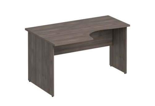 Стол эргономичный левый Прайм, цвет шамони темный