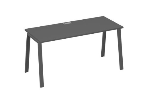 Стол письменный Мира Трио, цвет антрацит премиум + антрацит