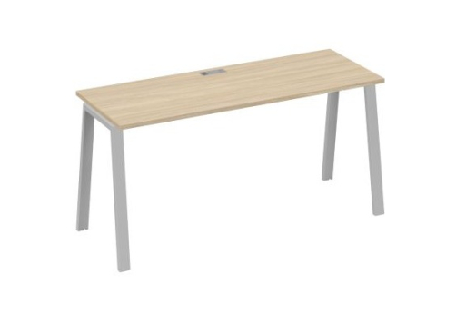 Стол письменный Мира Трио, цвет дуб скандинавский + серый