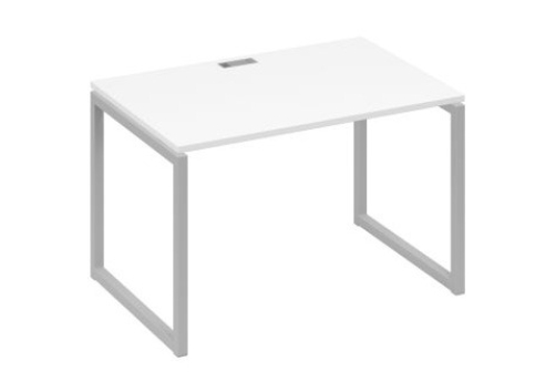 Стол письменный Мира Одри, цвет белый премиум + серый