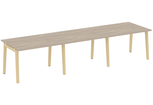 Стол для переговоров (3 столешницы), цвет дуб аттик