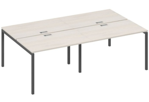 Рабочая станция 4х120 Мира Лофт, цвет дуб шамони + антрацит