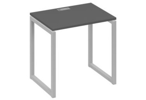 Стол письменный Мира Одри, цвет антрацит премиум + серый