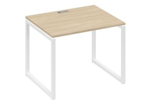 Стол письменный Мира Одри, цвет дуб скандинавский + белый