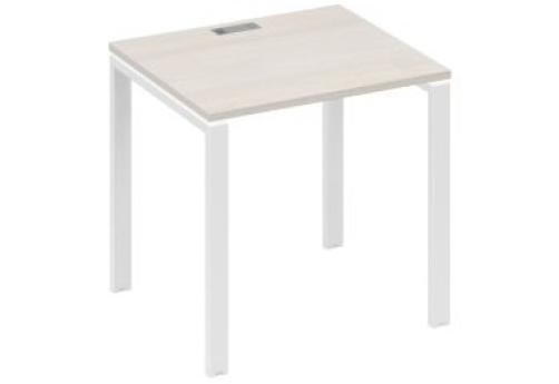 Стол письменный Мира Нумо, цвет дуб шамони + белый