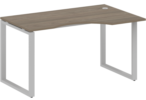 Стол эргономичный правый, цвет вяз