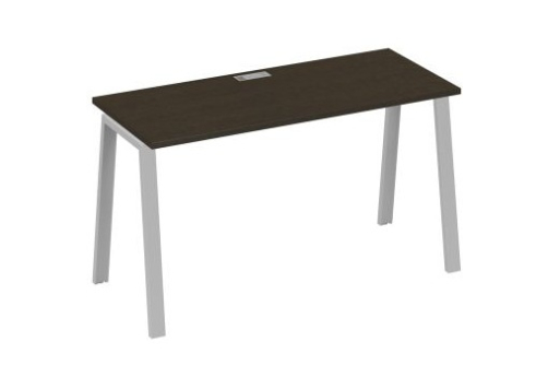 Стол письменный Мира Трио, цвет венге + серый