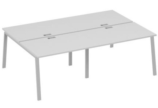 Рабочая станция 4х120 Мира Трио, цвет серый + серый