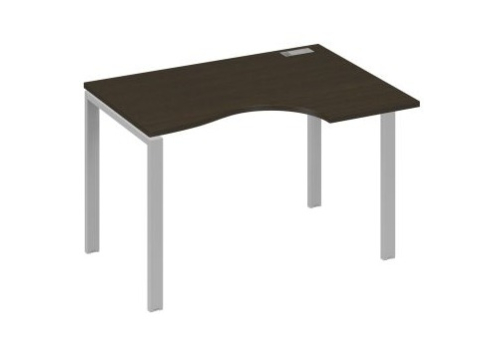 Стол эргономичный правый Мира Нумо, цвет венге + серый