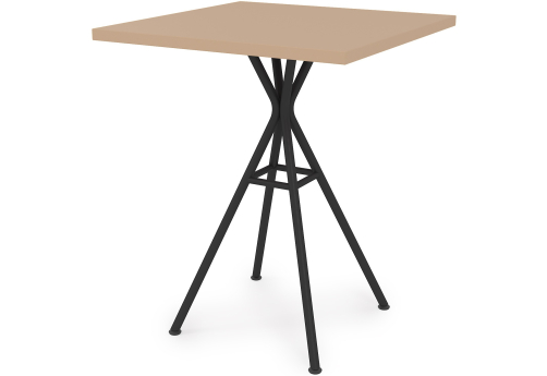 Стол обеденный квадратный Мальта, цвет мокко