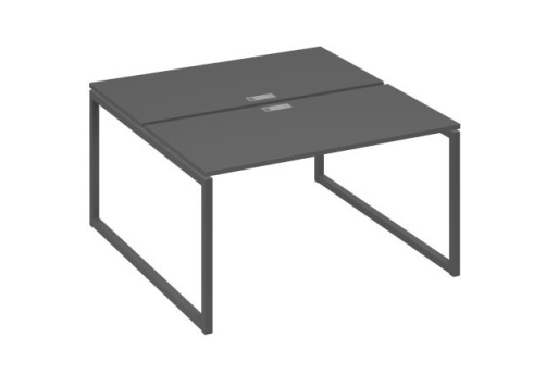 Рабочая станция (2х140) Мира Одри, цвет антрацит премиум + антрацит