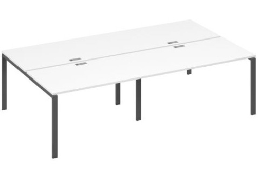 Рабочая станция (4х140) Мира Нумо, цвет белый премиум + антрацит