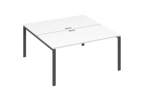 Рабочая станция (2х160) Мира Нумо, цвет белый премиум + антрацит