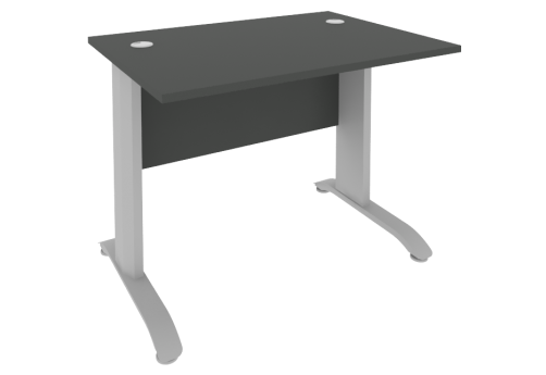 Стол письменный на металлоопорах Нотте, цвет антрацит