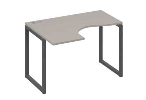 Стол эргономичный левый Мира Одри, цвет мокко премиум + антрацит
